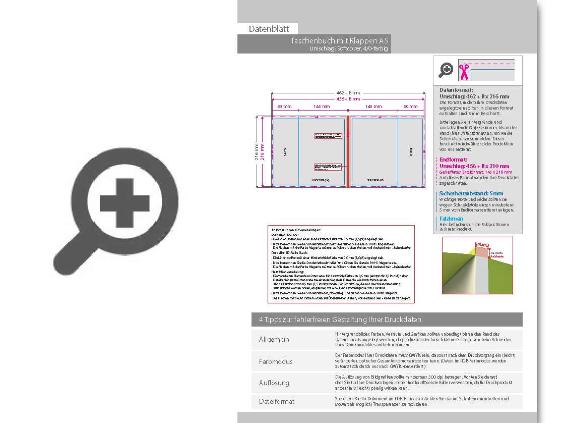 Product Bild taschenbuch_mit_klappen__din_a5_hoch__umschlag_4_0-farbig_cmyk__inhalt_216_seiten_1_1-farbig_schwarz