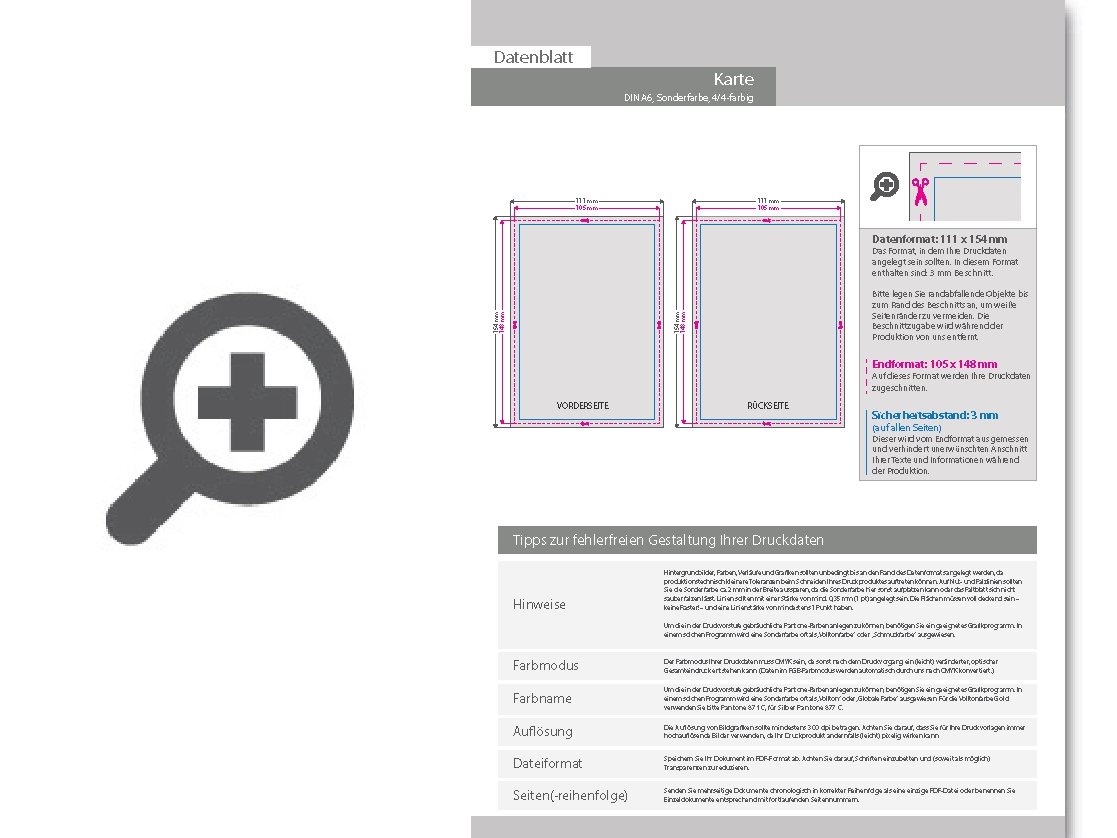 Product Bild trauerkarte_din_a6_4_4_farbig_+_sonderfarbe_gold