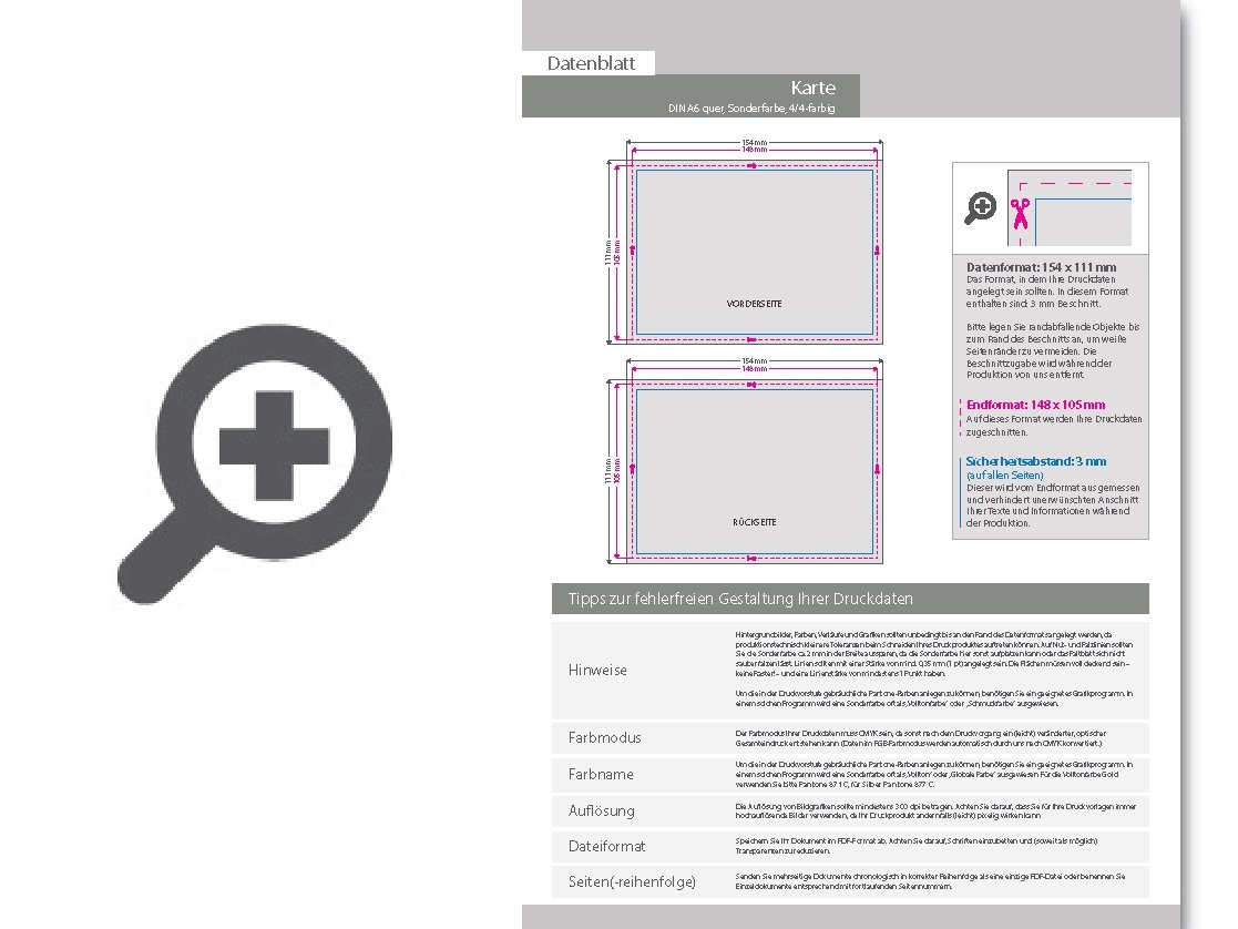 Product Bild trauerkarte_din_a6_quer_4_4_farbig_+_sonderfarbe_gold