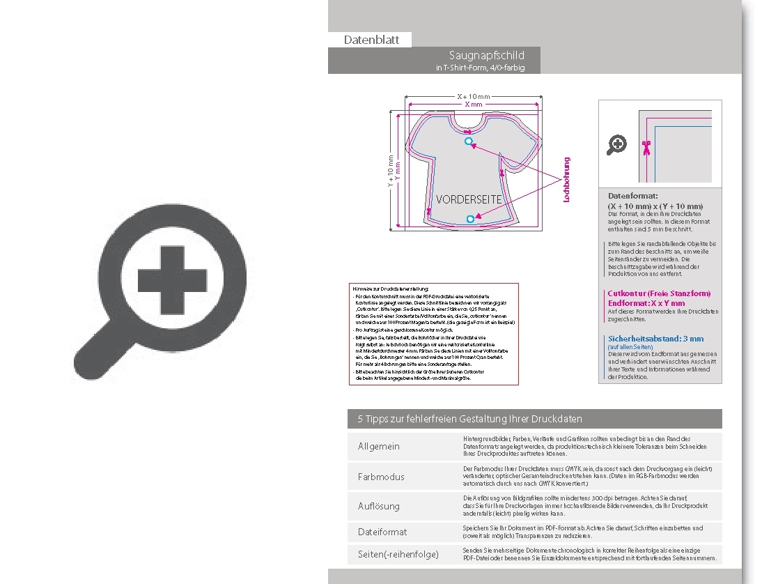 Product Bild saugnapfschild_in_shirt-form_konturgefr__st___einseitig_4_0-farbig_bedruckt